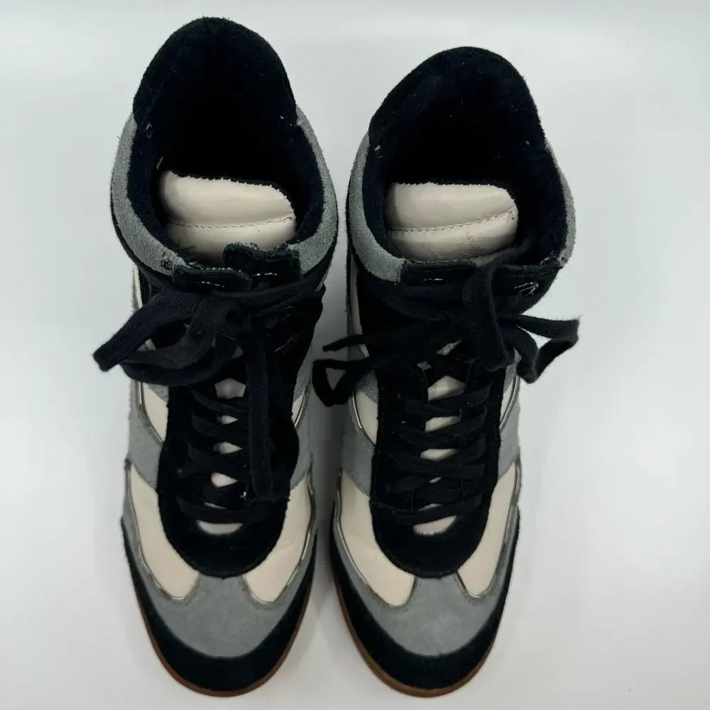 Bronx Hotsee high-top wedge sneakers trainers Y2K size 37